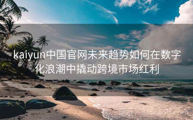 kaiyun中国官网未来趋势如何在数字化浪潮中撬动跨境市场红利