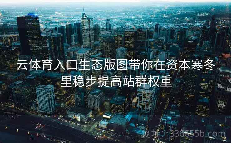 云体育入口生态版图带你在资本寒冬里稳步提高站群权重