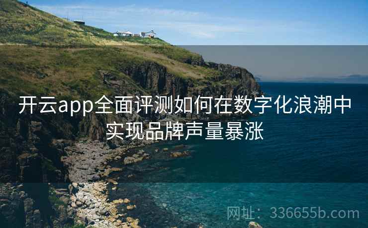 开云app全面评测如何在数字化浪潮中实现品牌声量暴涨