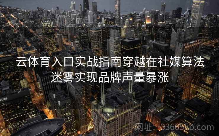 云体育入口实战指南穿越在社媒算法迷雾实现品牌声量暴涨